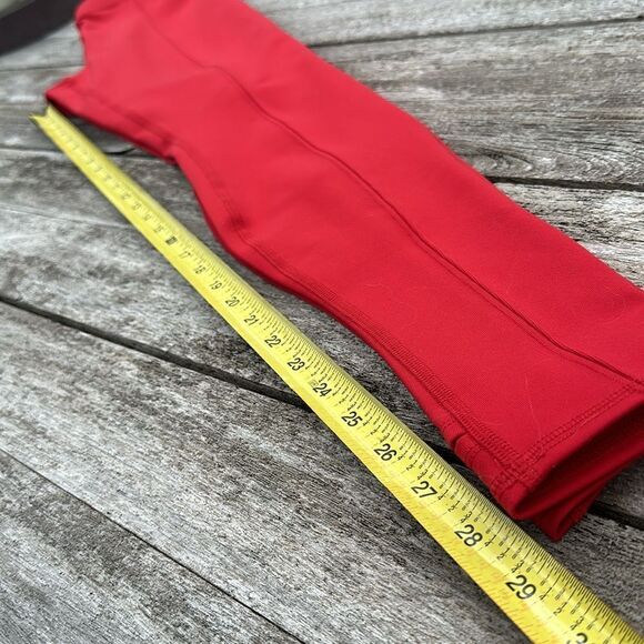 ALO YOGA AIRBRUSH High-Waist Enso Legging classic Red size XS NWT - Picture 4 of 6